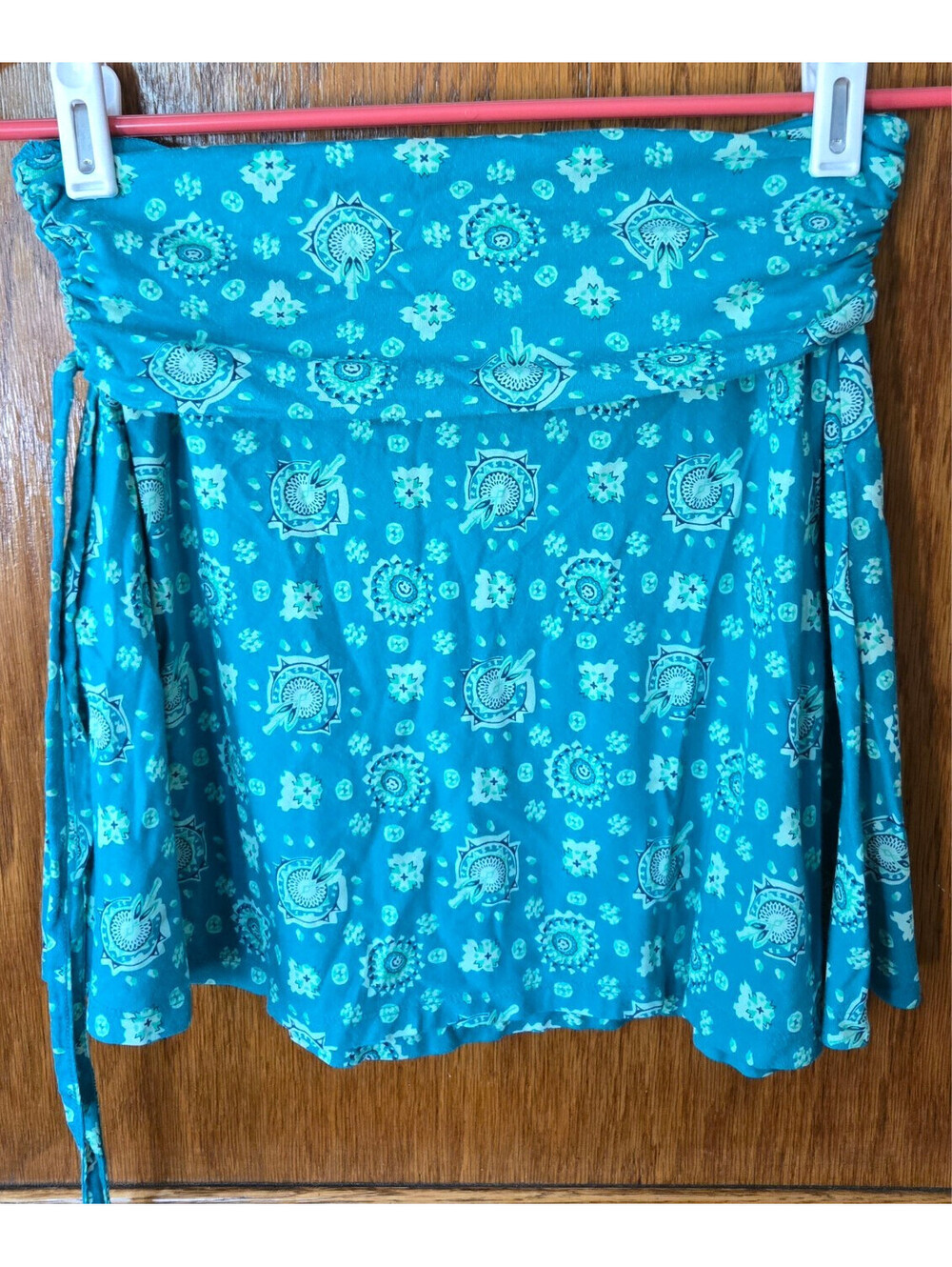 Patagonia Skirt Green Paisley Women's Size Small